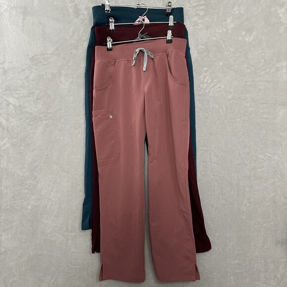 Lot Of 3 FIGS Kade Cargo Scrub Pants Women’s XSP Technical Collection GUC - Picture 1 of 16